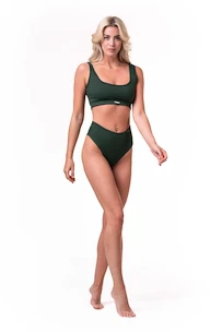 Strój kąpielowy Nebbia  Miami sporty bikini - top 554 dark green S