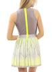 Sukienka damska Lucky in Love  Pleat Wave Dress Neon Yellow