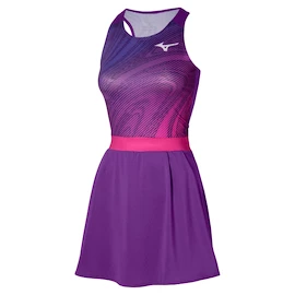 Sukienka damska Mizuno Charge Printed Dress Purple Magic