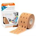 Taśma do tapingu BronVit  Sport kinesiology tape 5m x 5cm – with holes