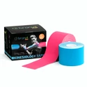 Taśma do tapingu BronVit  Sport kinesiology tape balení 2 x 6m – classic –  modrá + růžová