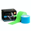 Taśma do tapingu BronVit  Sport kinesiology tape balení 2 x 6m – classic –  modrá + zelená