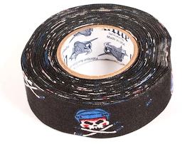 Taśma hokejowa Blue Sports ANDOVER PRINTED 24 mm x 18 m Skulls
