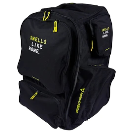 Torba hokejowa na kółkach Fischer Backpack Black/Yellow Junior