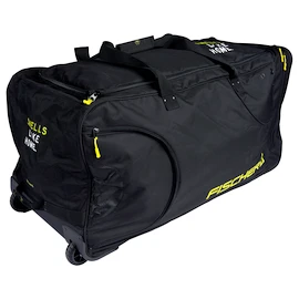 Torba hokejowa na kółkach Fischer DeLuxe Black/Yellow Junior