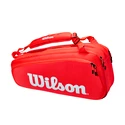 Torba na rakiety Wilson  Super Tour 6 Pack Red
