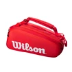 Torba na rakiety Wilson  Super Tour 9 Pack Red