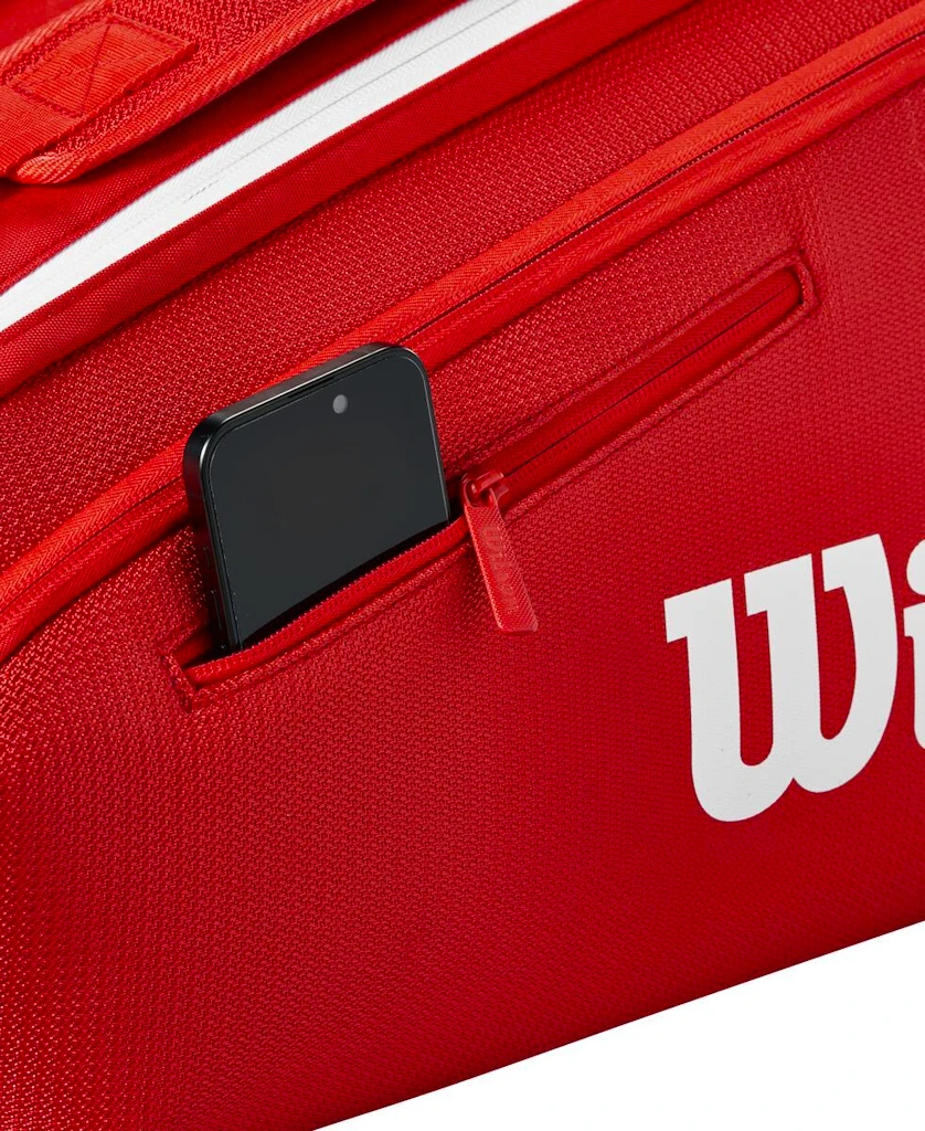 Torba na rakiety Wilson  Super Tour Red 9PK 2025