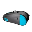 Torba na rakiety Wilson   Team 6 Pack Blue/Grey