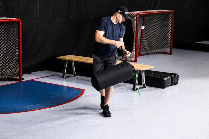 trenażer jazdy na łyżwach Bauer  REACTOR SKATING/SLIDE BOARD