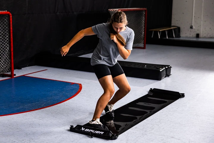 trenażer jazdy na łyżwach Bauer  REACTOR SKATING/SLIDE BOARD