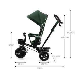 Trójkołowiec Kinderkraft Aveo Mystic Green