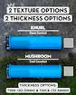 Uchwyty na kierownicę PEATY'S  Monarch knurl thin turquoise (pgm-knl-thn-trq-20)