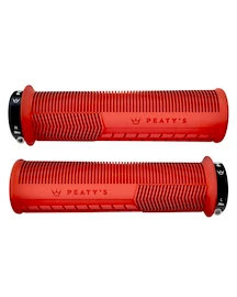 Uchwyty na kierownicę PEATY'S Monarch mushroom thick red (pgm-msh-thk-red-20)