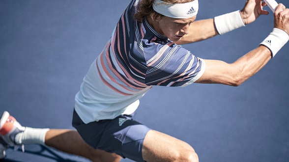 Alexander Zverev i nowa odzież adidas