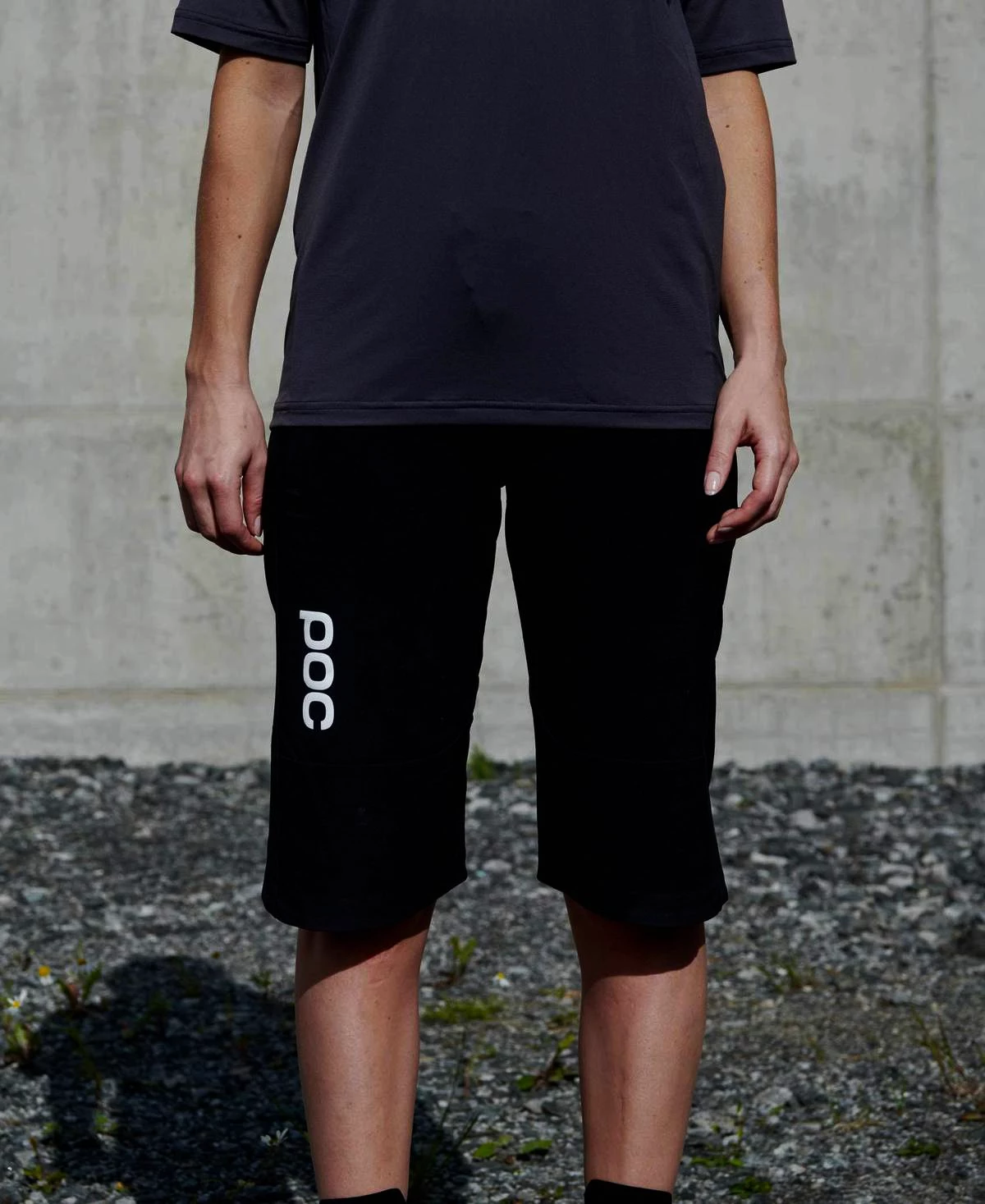 Damskie spodenki rowerowe POC W's Infinite All-mountain Shorts Uranium Black