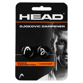 Wibrastop Head Djokovic Dampener Black 2 Pack