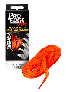 Woskowane sznurowadła hokejowe Sportstape  70N Double Tracer Waxed Lace Orange  183 cm
