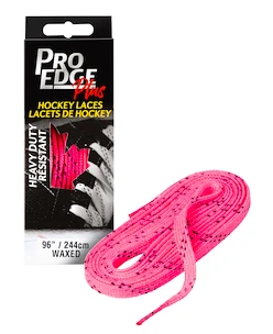 Woskowane sznurowadła hokejowe Sportstape  70N Double Tracer Waxed Lace Pink