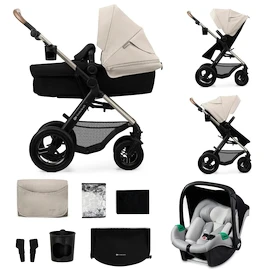Wózek miejski Kinderkraft Moov 2 3in1 Moonlight Grey