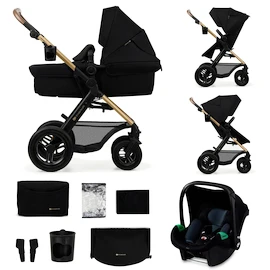 Wózek miejski Kinderkraft Moov 2 3in1 Pure Black