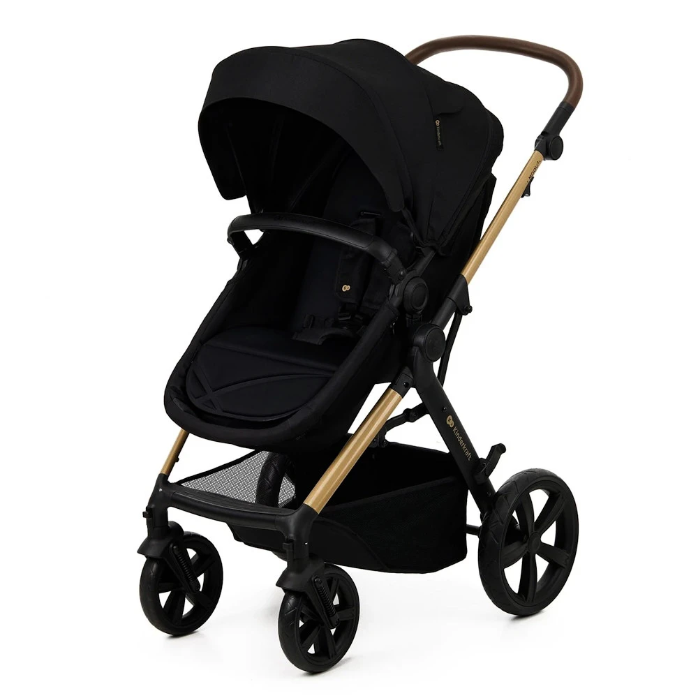 Wózek miejski Kinderkraft Moov 2 3in1 Pure Black Eva Wheels