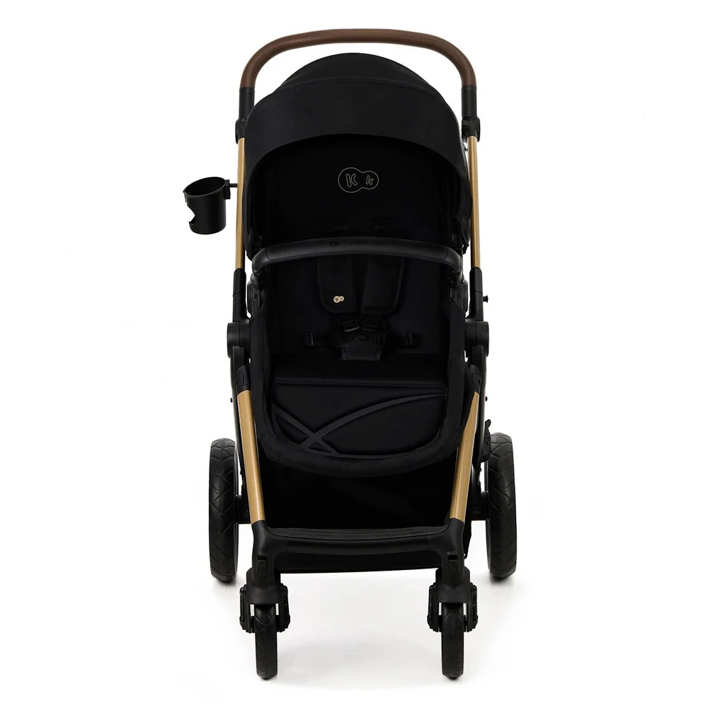 Wózek miejski Kinderkraft Moov 2 3in1 Pure Black Eva Wheels