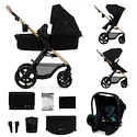 Wózek miejski Kinderkraft Moov 2 3in1 Pure Black Eva Wheels