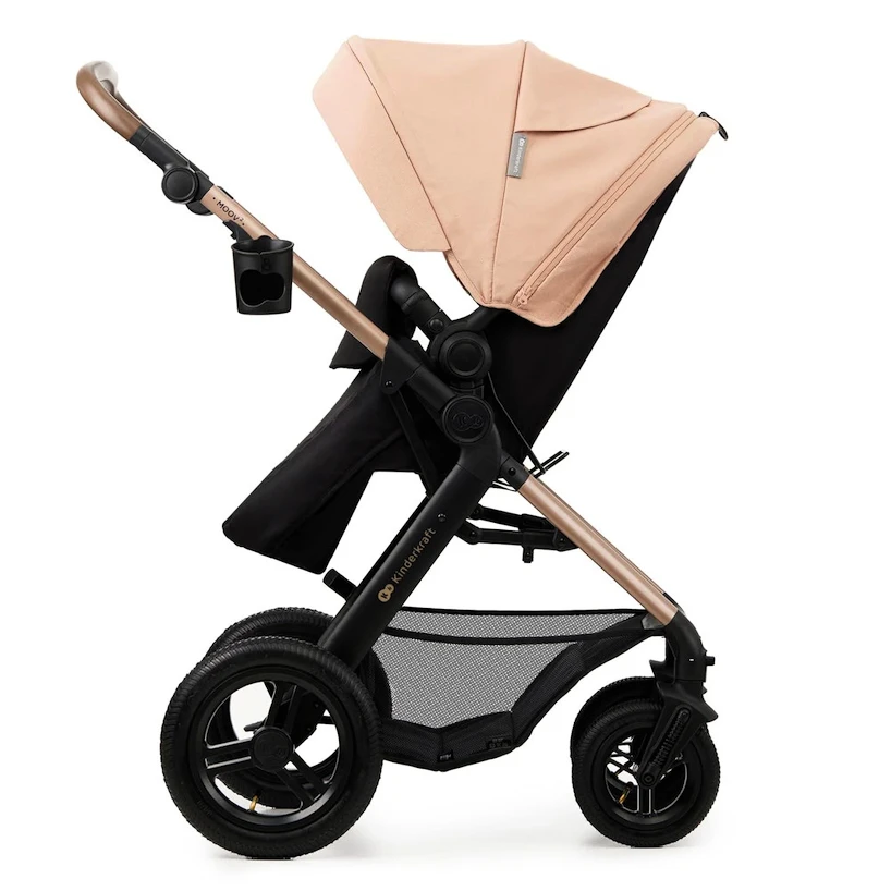 Wózek miejski Kinderkraft Moov 2 Air 3In1 Sand Beige