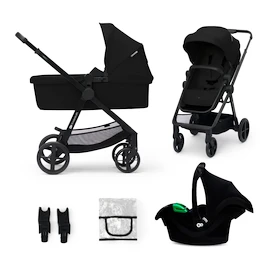 Wózek miejski Kinderkraft Newly 3In1 Classic Black + Mink Pro