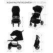 Wózek miejski Kinderkraft Trig 3  Onyx Black