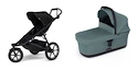 Wózek sportowy Thule Urban Glide 3 Black + Bassinet Mid blue