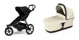 Wózek sportowy Thule Urban Glide 3 Black + Bassinet Soft beige