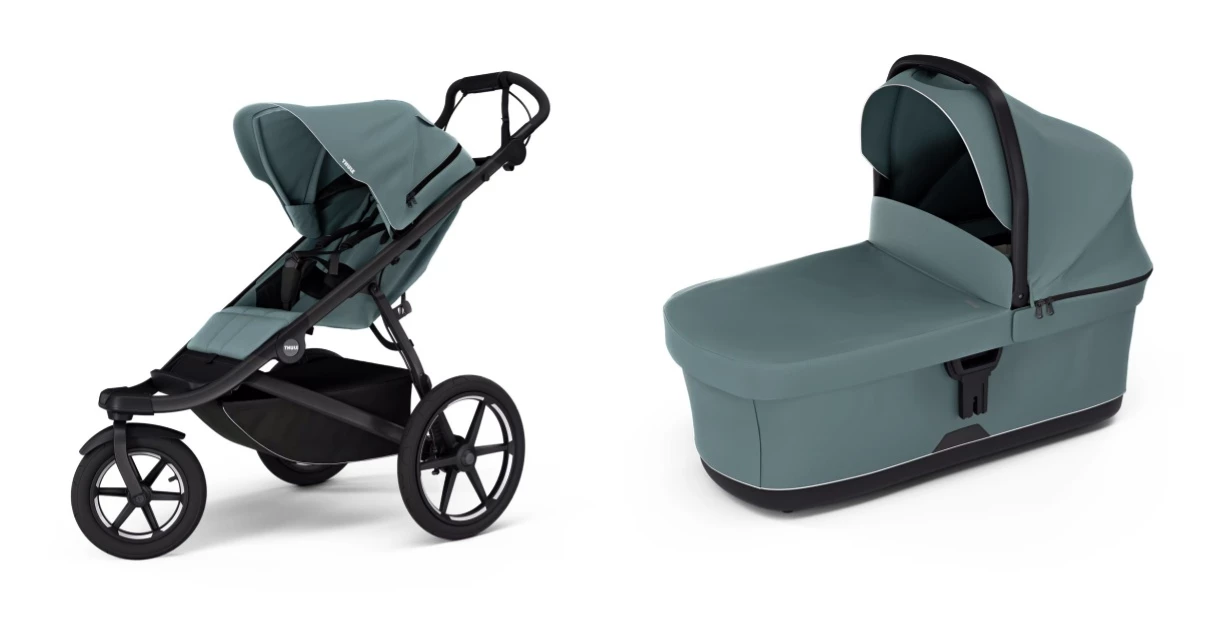 Wózek sportowy Thule Urban Glide 3 Mid blue + Bassinet Mid blue