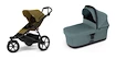 Wózek sportowy Thule Urban Glide 3 Nutria green + Bassinet Mid blue