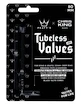 Zawór do systemu bezdętkowego PEATY'S  X chris king (mk2) black tubeless valves - 80mm (ptv2-80-blk-12)