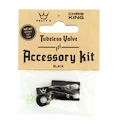 Zawór do systemu bezdętkowego PEATY'S  X chris king (mk2) black tubeless valves accessory kit (ptv2-accs-blk-12)