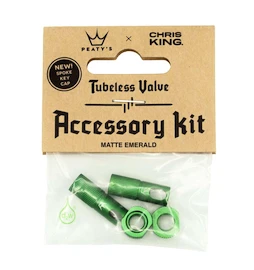 Zawór do systemu bezdętkowego PEATY'S X chris king (mk2) emerald tubeless valves accessory kit (ptv2-accs-emr-12)
