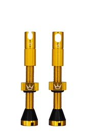 Zawór do systemu bezdętkowego PEATY'S X chris king (mk2) gold tubeless valves - 42mm (ptv2-42-gld-12)