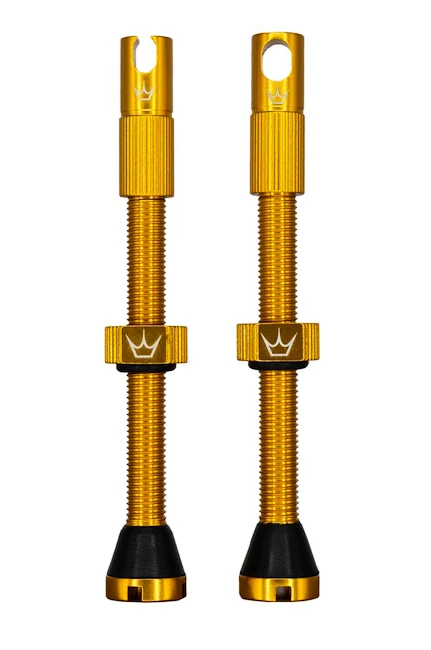Zawór do systemu bezdętkowego PEATY'S  X chris king (mk2) gold tubeless valves - 60mm (ptv2-60-gld-12)
