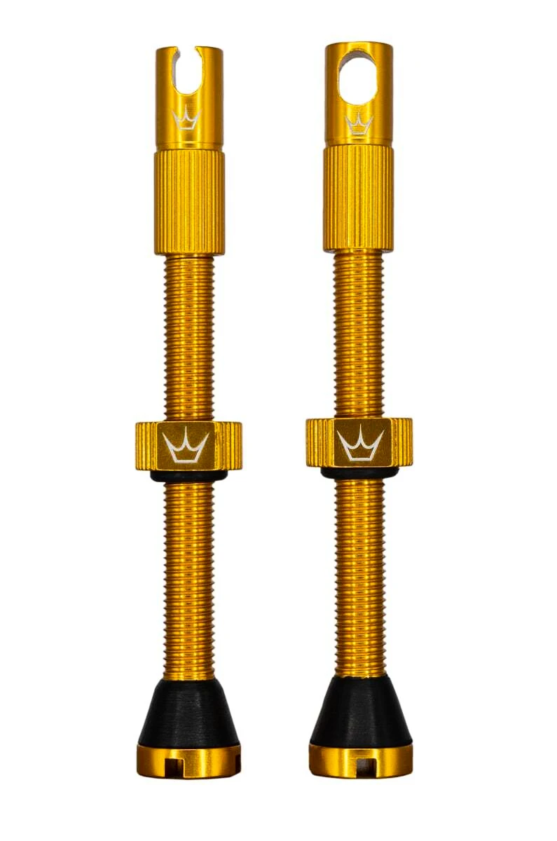 Zawór do systemu bezdętkowego PEATY'S  X chris king (mk2) gold tubeless valves - 60mm (ptv2-60-gld-12)