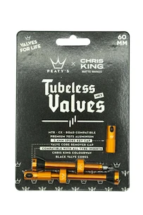 Zawór do systemu bezdętkowego PEATY'S  X chris king (mk2) mango tubeless valves 60mm (ptv2-60-mng-12)