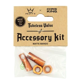 Zawór do systemu bezdętkowego PEATY'S X chris king (mk2) mango tubeless valves accessory kit (ptv2-accs-mng-12)