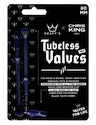 Zawór do systemu bezdętkowego PEATY'S  X chris king (mk2) navy tubeless valves - 80mm (ptv2-80-nvy-12)