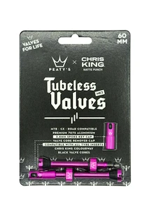 Zawór do systemu bezdętkowego PEATY'S  X chris king (mk2) punch tubeless valves 60mm (ptv2-60-pun-12)