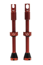Zawór do systemu bezdętkowego PEATY'S X chris king (mk2) red tubeless valves 60mm (ptv2-60-red-12)