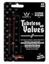 Zawór do systemu bezdętkowego PEATY'S  X chris king (mk2) red tubeless valves - 80mm (ptv2-80-red-12)