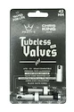 Zawór do systemu bezdętkowego PEATY'S  X chris king (mk2) silver tubeless valves 42mm (ptv2-42-sil-12)