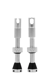 Zawór do systemu bezdętkowego PEATY'S X chris king (mk2) silver tubeless valves 42mm (ptv2-42-sil-12)