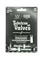 Zawór do systemu bezdętkowego PEATY'S  X chris king (mk2) silver tubeless valves 60mm (ptv2-60-sil-12)